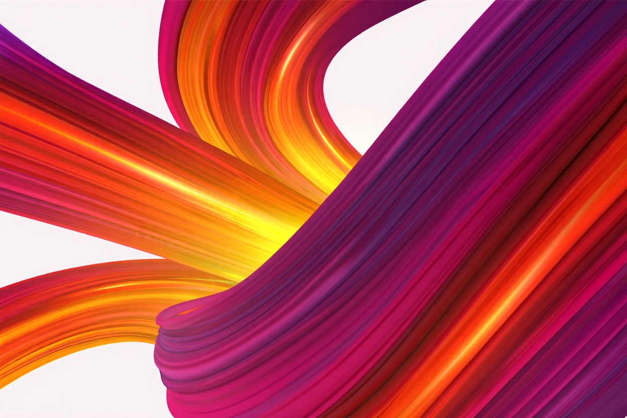 Abstract colorful waves